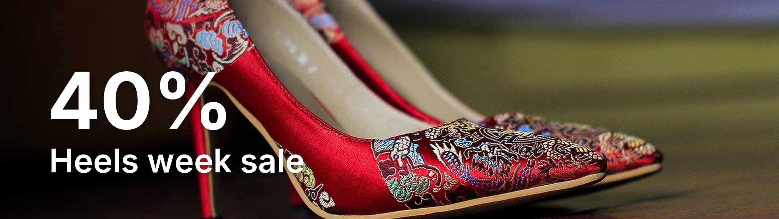 40% Heels week sale